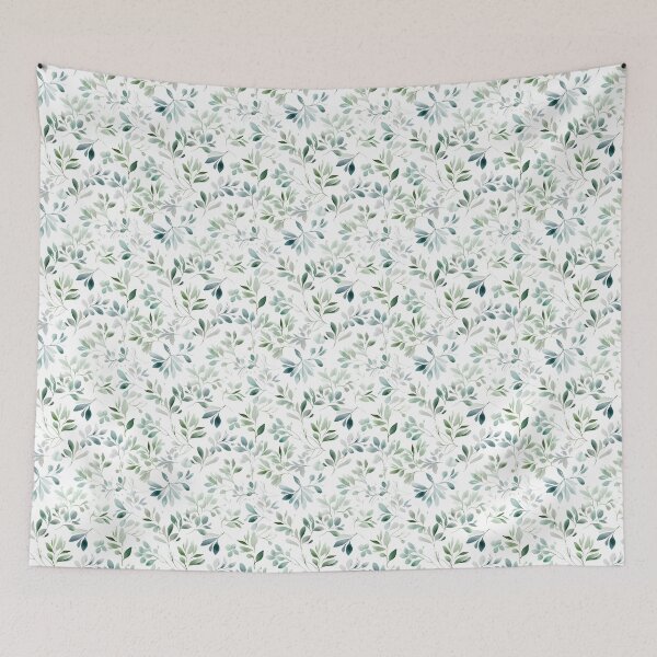Item preview, Green flower seamless pattern designed and sold by varinchai.