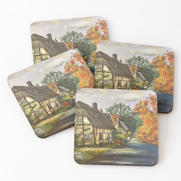 Item preview, Thatched cottage designed and sold by RuthWilliamsArt.