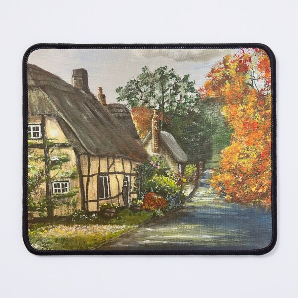 Item preview, Thatched cottage designed and sold by RuthWilliamsArt.