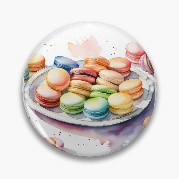 Item preview, Macaroons watercolor designed and sold by IAmagineFR.