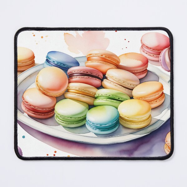 Item preview, Macaroons watercolor designed and sold by IAmagineFR.