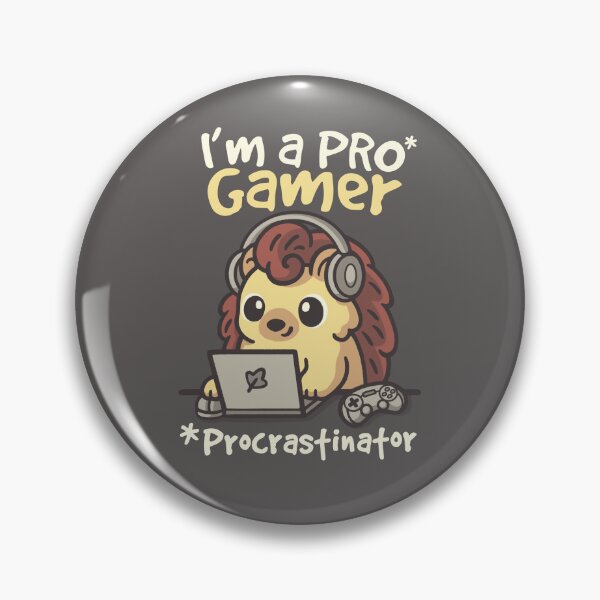 Item preview, Pro gamer procrastinator designed and sold by NemiMakeit.
