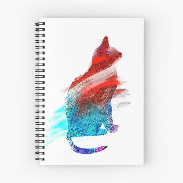 Item preview, Colorful Cat designed and sold by denissmartin2020 ..