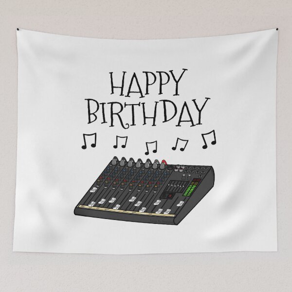 Item preview, Sound Engineer Happy Birthday Musician designed and sold by doodlerob.