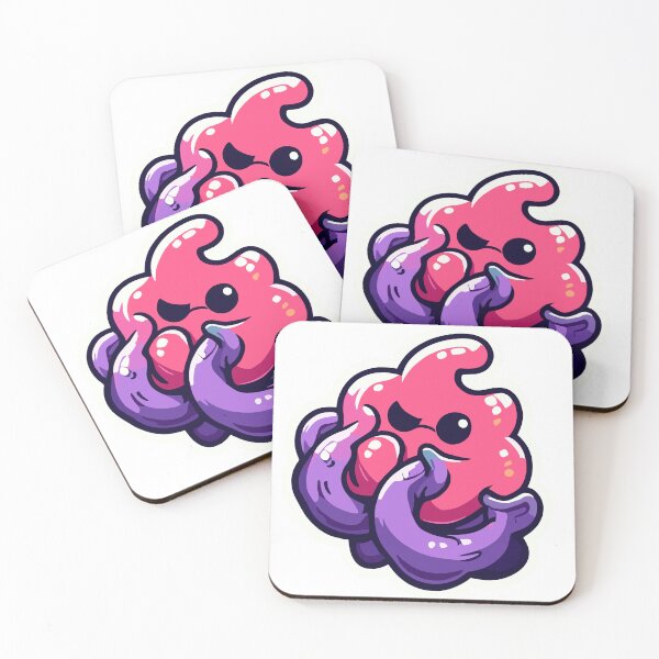 Item preview, Pink Monster with Purple Tentacles - Cute and Quirky Design  designed and sold by diegomenjivar92.