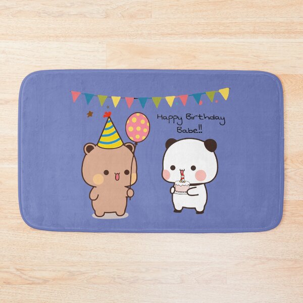 Item preview, BuBu Panda celebrating her DuDu Bear’s Birthday❤️ designed and sold by Pandety.