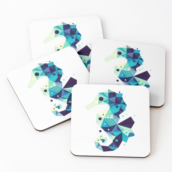 Item preview, Geometric sea horse designed and sold by Alibeyoglu.