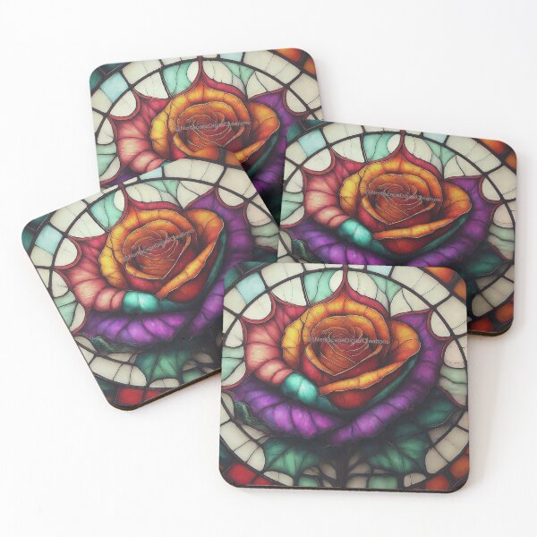 Item preview, Stained Glass Valentine designed and sold by NerdscapeDC.