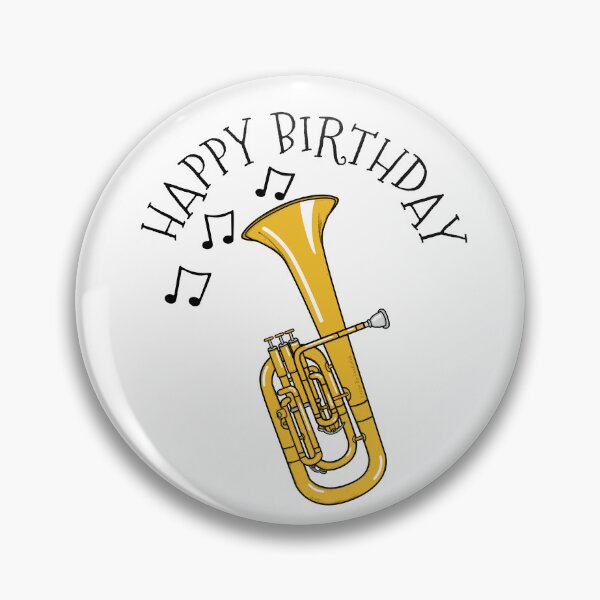 Item preview, Tenor Horn Happy Birthday Hornist Brass Musician designed and sold by doodlerob.