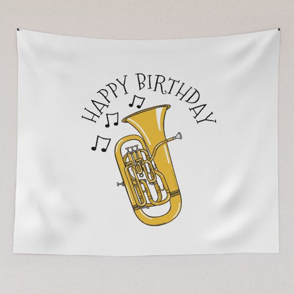 Item preview, Euphonium Happy Birthday Euphoniumist Brass Musician designed and sold by doodlerob.