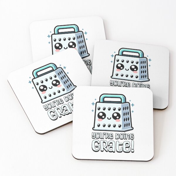 Item preview, You're Doing Grate? Cute Cheese Grater Pun designed and sold by PMCreative.