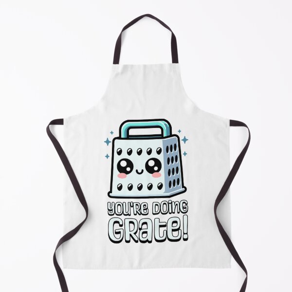 Item preview, You're Doing Grate? Cute Cheese Grater Pun designed and sold by PMCreative.