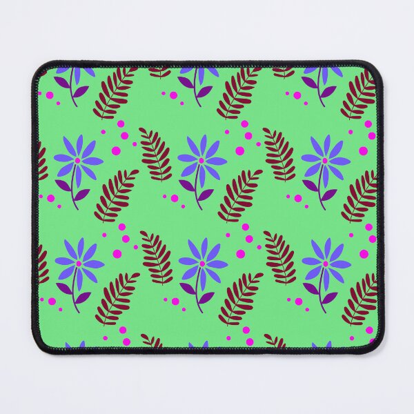 Item preview, Daisy and Leaves Pattern Purple and Magenta designed and sold by jwturcott.
