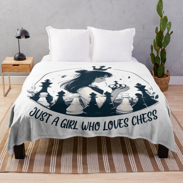 Item preview, Just A Girl Who Loves Chess designed and sold by teedory.