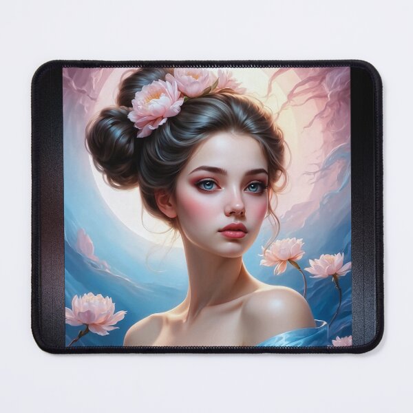 Item preview, The Awakening Of Eve Beautiful AI Concept Art Portrait by Xzendor7 designed and sold by Xzendor7 Digital Art Creations.