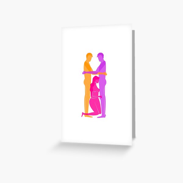 Threesome Greeting Card