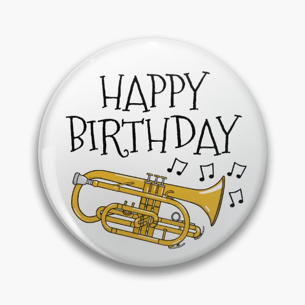 Item preview, Cornet Happy Birthday Cornetist Brass Musician designed and sold by doodlerob.