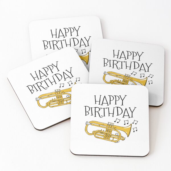 Item preview, Cornet Happy Birthday Cornetist Brass Musician designed and sold by doodlerob.