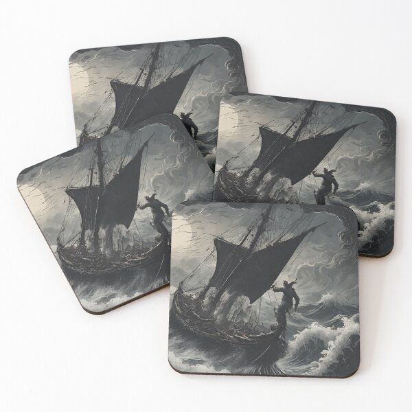 Item preview, Sea devil on board during sea storm designed and sold by SeamanWorkshop.