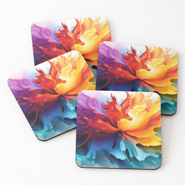 Item preview, Ethereal Petal: Fluid Chromatic Splashes of Color designed and sold by Won You.