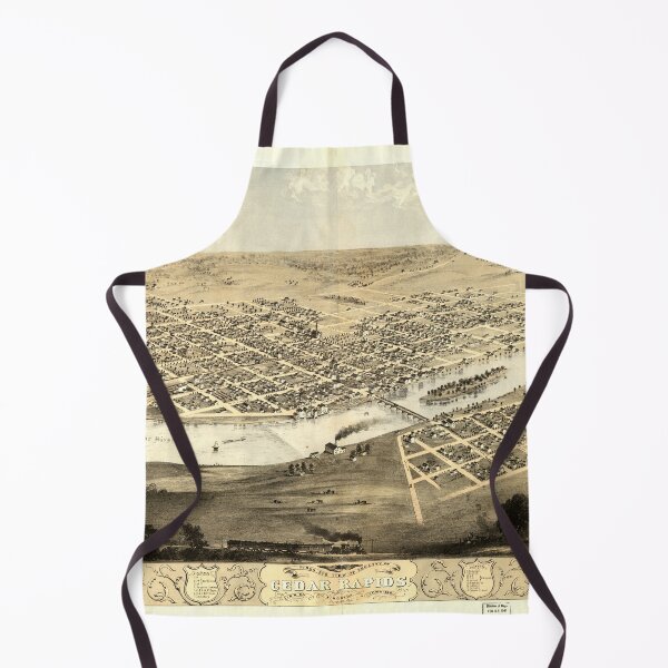Item preview, Cedar Rapids and Kingston, Iowa (1868) designed and sold by allhistory.