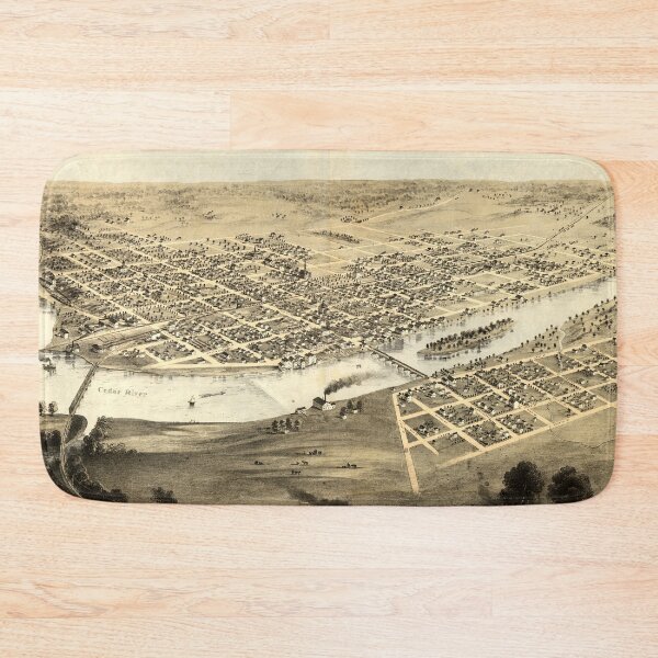 Item preview, Cedar Rapids and Kingston, Iowa (1868) designed and sold by allhistory.