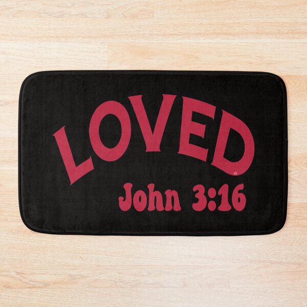 Item preview, Loved, Love Christian Shirt, John 3:16, Christian Valentines Shirt, © DAM Creative, designed and sold by DAM Creative ⭐⭐⭐⭐⭐.