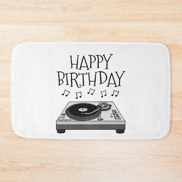 Item preview, DJ Happy Birthday Music Producer Musician designed and sold by doodlerob.