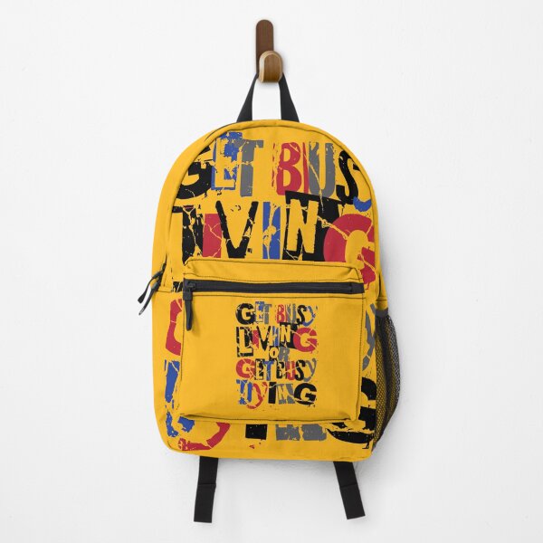 Item preview, Get Busy Living - Famous Movie Motivational Quote - Cool Grunge Typography designed and sold by WIZECROW.