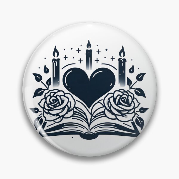 Item preview, Enchanted Love - Candlelit Rose and Book designed and sold by SADStyleDesigns.