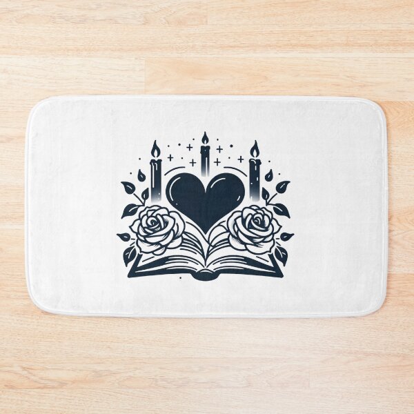Item preview, Enchanted Love - Candlelit Rose and Book designed and sold by SADStyleDesigns.