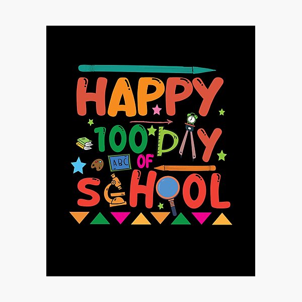 Item preview,   Happy 100th Day of Teachers, Students and Children, 100 Days designed and sold by fatifleur-art.