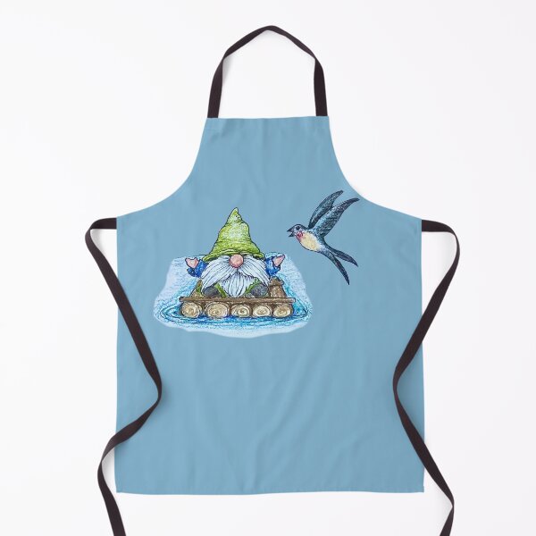 Item preview, Gnome Adrift with a Swallow designed and sold by SarahCD13.