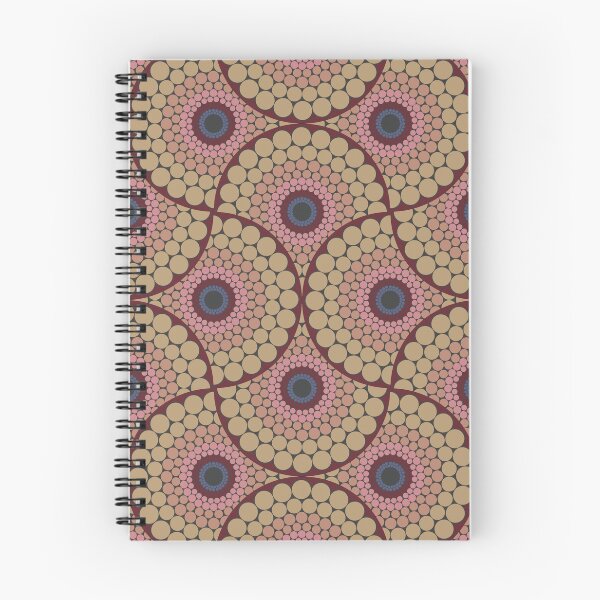Item preview, Radiant Royal Circle Dot Mandala Mirrored Scallop Pattern designed and sold by Triplicate Limited.