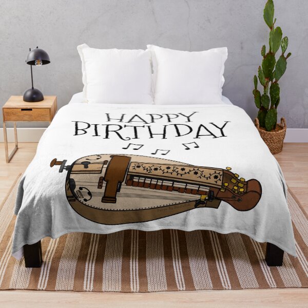 Artikelvorschau, Drehleierspieler – Alles Gute zum Geburtstag! Volksmusiker entworfen und verkauft von doodlerob.