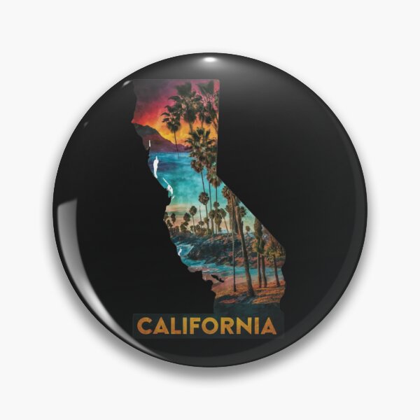 Item preview, California Beach Map designed and sold by PatternInArt.