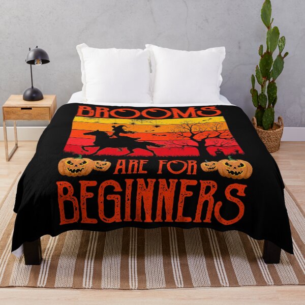 Item preview, Brooms Are For Beginners Horses Shirt Witch Halloween designed and sold by MobyStickers.