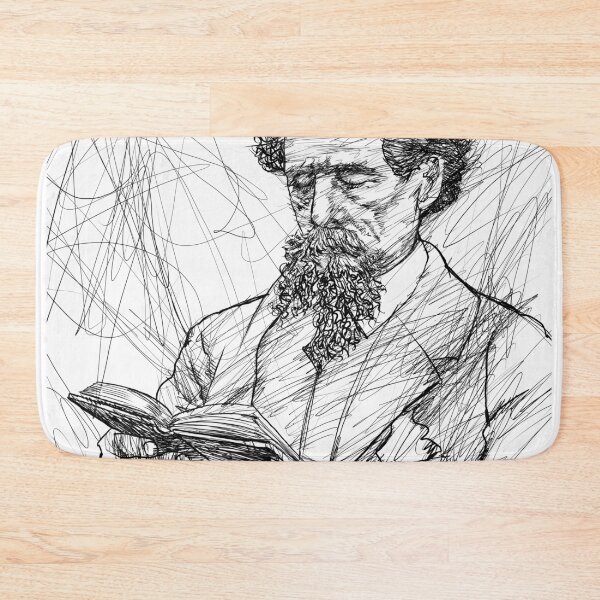 Item preview, CHARLES DICKENS - ink portrait .4 designed and sold by lautir.