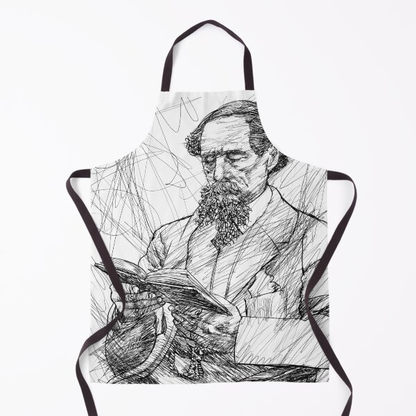 Item preview, CHARLES DICKENS - ink portrait .4 designed and sold by lautir.
