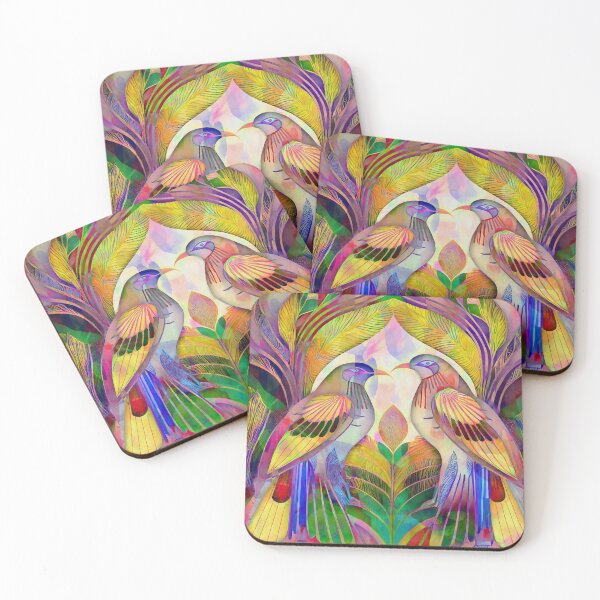 Item preview, Love Birds Art Deco Style designed and sold by Lynn Bolt.