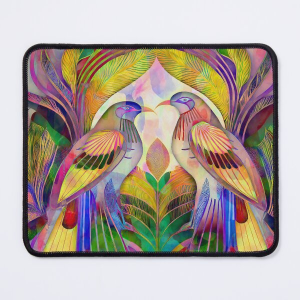 Item preview, Love Birds Art Deco Style designed and sold by Lynn Bolt.