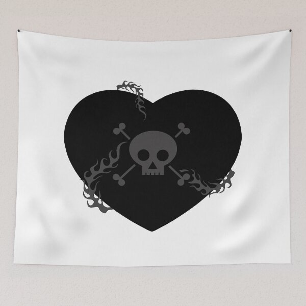 Item preview, Heart & skull  designed and sold by Zentee-s.