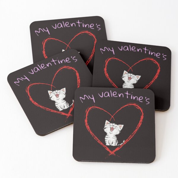 Item preview, Valentine's Day kitten designed and sold by always-for-you.
