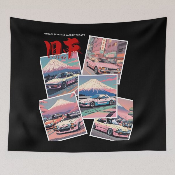 Item preview, Vintage Japanese cars of the 80's designed and sold by SimplyEmporium.