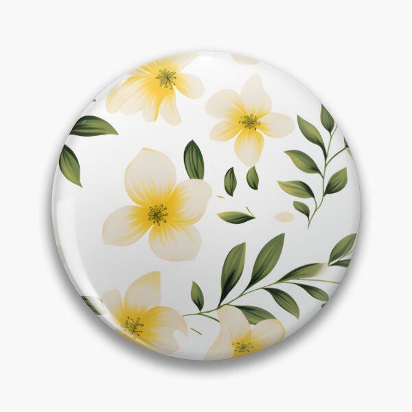 Item preview, Yellow and green flower seamless pattern designed and sold by varinchai.