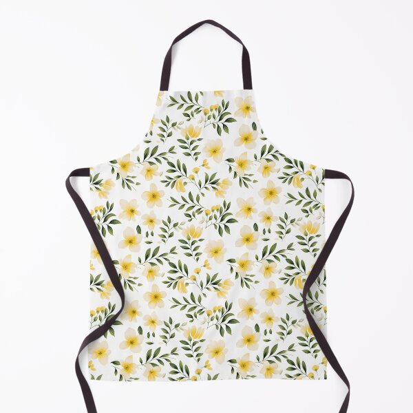 Item preview, Yellow and green flower seamless pattern designed and sold by varinchai.