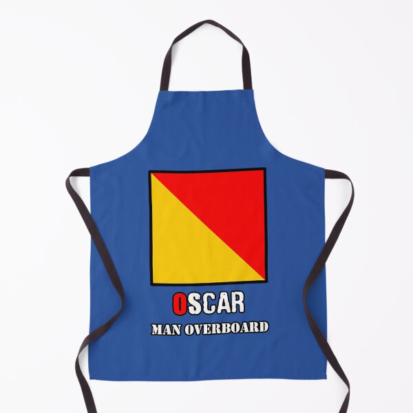 Item preview, Oscar nautical flags meaning man overboard designed and sold by TerradVents.