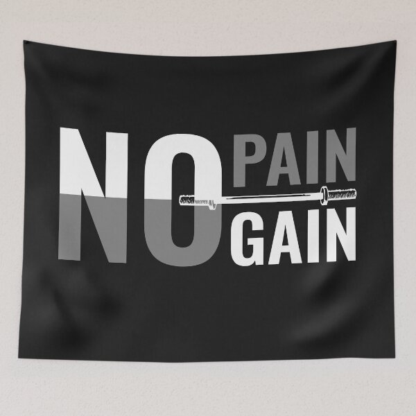 Item preview, No Pain No Gain Great Waves of GYM Trees designed and sold by FishingloversYT.