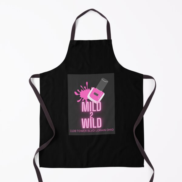 Item preview, Big pink nail logo designed and sold by Mild2Wildnails.