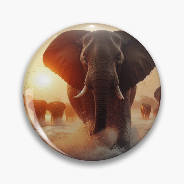 Item preview, ELEPHANT IN THE ZAMBEZI designed and sold by johnnyssandart.